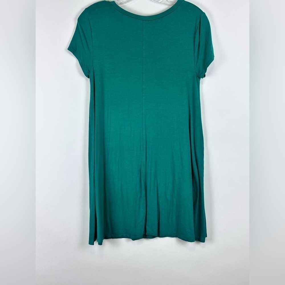 Arizona Women's Soft Knit Loose Fit Scoop Neck Tee Shirt Dress - Picture 5 of 6